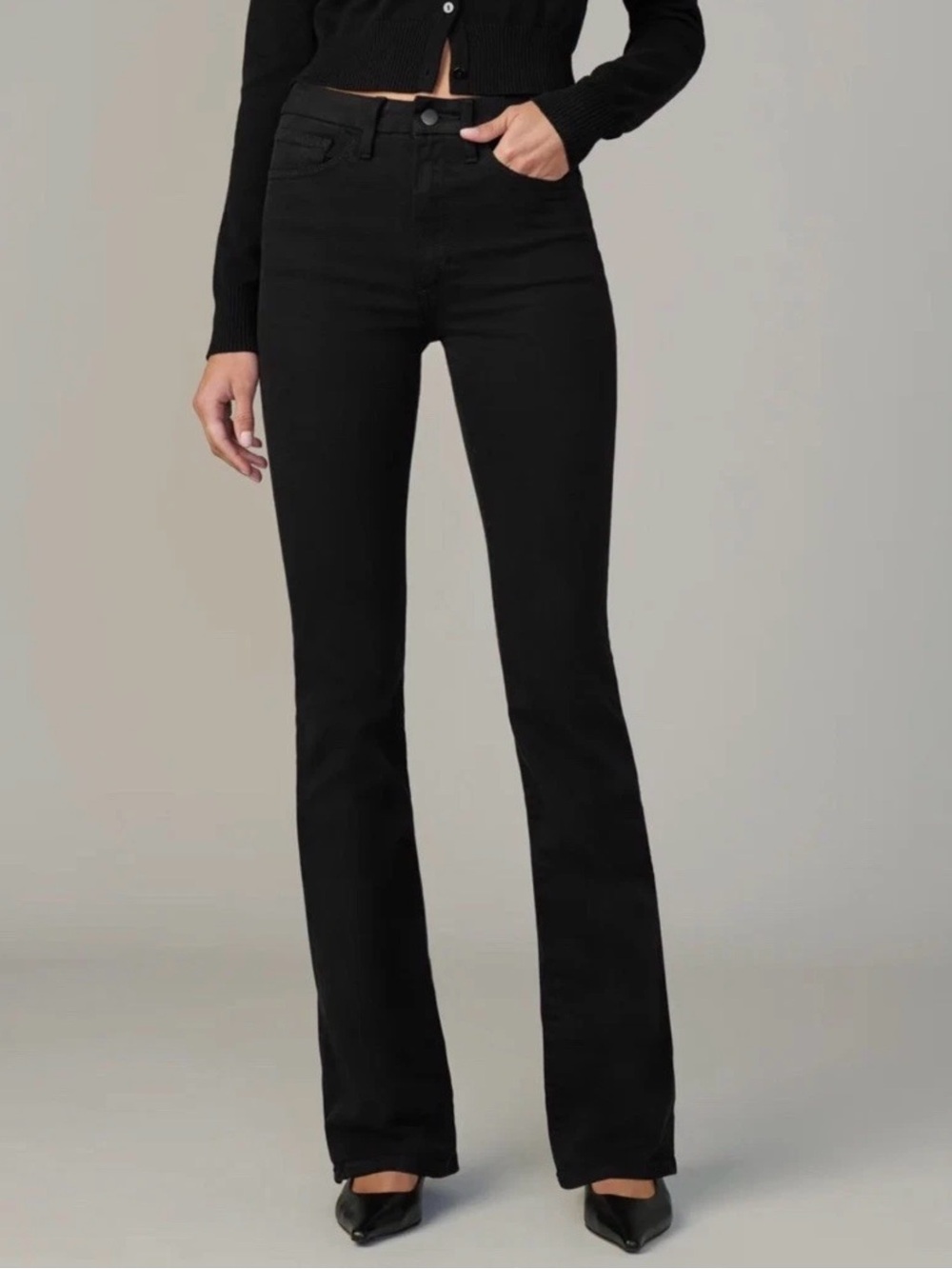 Joe's The HI (Rise) Honey Curvy Bootcut Jeans Nightfall/Black Sz 24 NWT